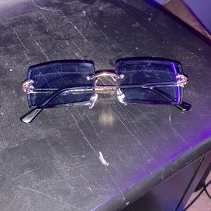 Rimless sunglasses